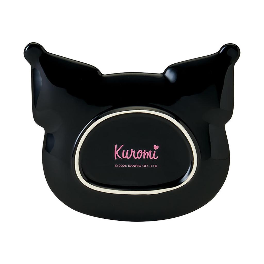 Sanrio Тарелка Kuromi Face and Dryer 142492, Безопасна для микроволновой печи и посудомоечной машины,