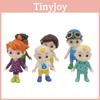 Figures 6pcs Set Jj Play Set Toy Miniatures Cake Topper Kids Gift