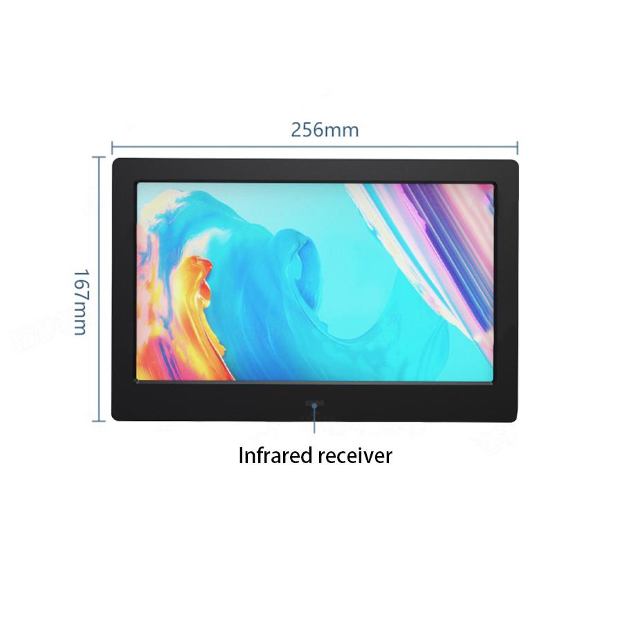 10.1 Inch Digital Picture Frame Multimedia Photo Album Video Frame EU Plug