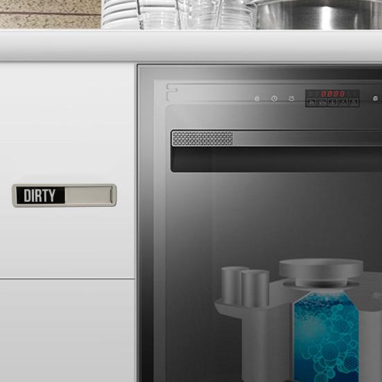 Грязно-чистый магнит для посудомоечной машины цинковый сплав легко читаемый слайд для посудомоечной машины грязно-чистый магнитный индикаторный знак кухонное украшение