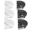 1 Roll 100/300/500CM Window Sealing Strip Self-Adhesive Weather Stripping Soundproofing Noise Cancelling Door Seal Strip Winter Insulation Tape
