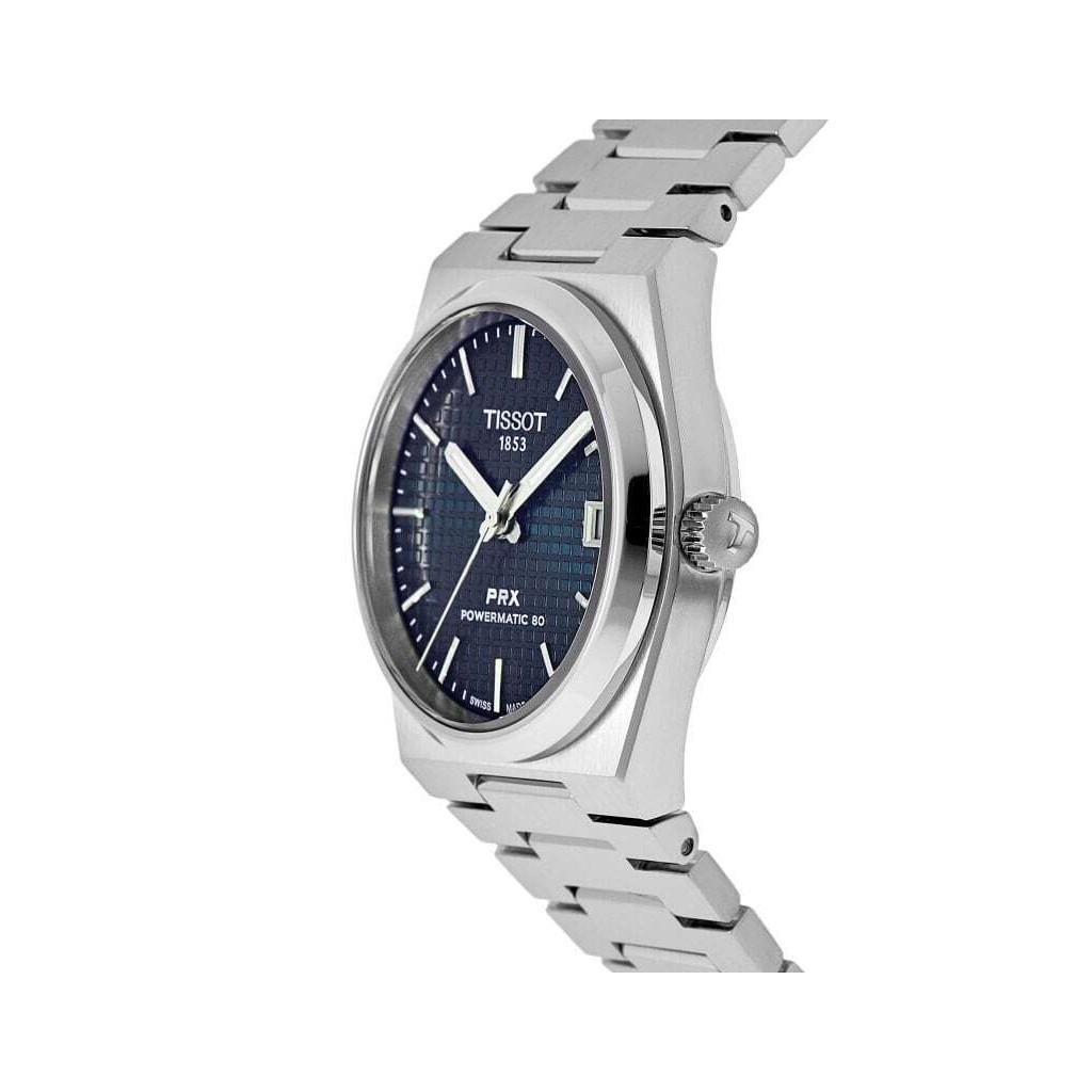 Tissot Часы унисекс PRX T-Classic Powermatic 80 с синим циферблатом T137.207.11.041.00 100M