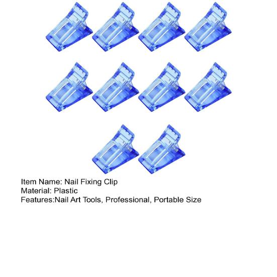 10 шт. зажимы для типсов, быстрое наращивание, гелевые формы для ногтей, зажимы для ногтей, наращивание ногтей, УФ-светодиодный наращиватель, зажимы для накладных ногтей, маникюрные инструменты для дизайна ногтей