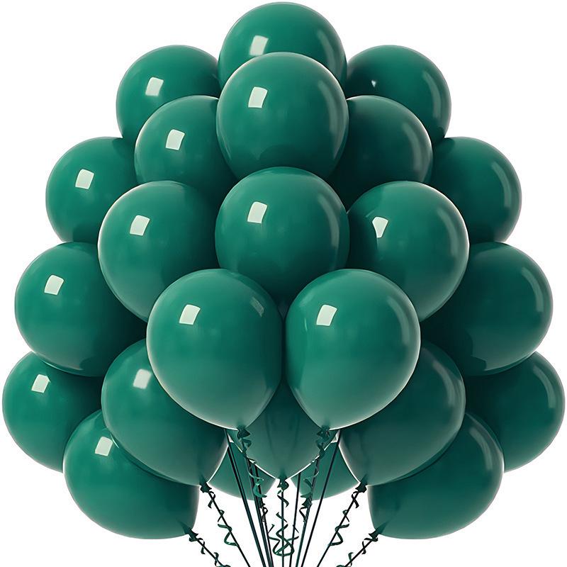 Solid Color 10-Inch Matte Latex Balloon Set for Children's Birthday Decoration