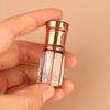 12ml Luxury Golden Essential Oil Roller Bottle Refillable Perfume Bottle Glass Roll-On Essential Oil Bottle Cosmetics Container