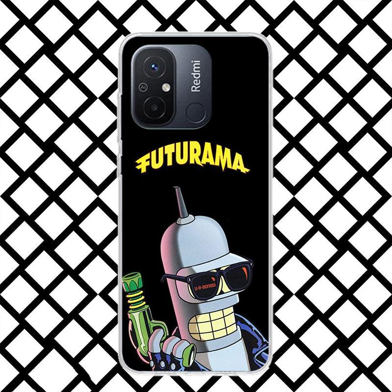Cartoon F-Futuramas Phone Case for Xiaomi Redmi 14C 13C 13 12C 12 10C 10 10A 9C 9 9A 9T 8 8A 7 7A 6 Pro 6A K70 K40 Soft Fundas