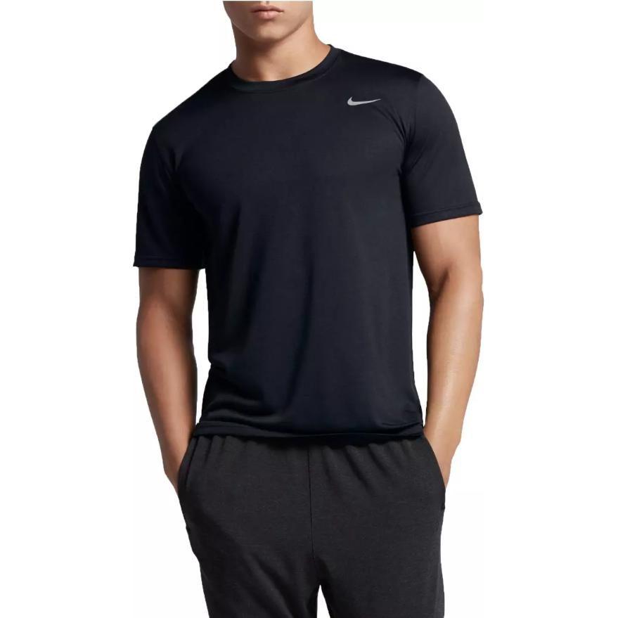 Nike Футболки Мужские Черные С Круглым Вырезом Умеренные 718833-010