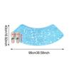 Luxury Curved Bath Rug,Non Slip Soft Absorbent Fanned Shower Mats Washable Bathroom Rug Corner Bath Tub Floor Carpet for Shower