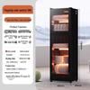Compact Stainless Steel Countertop Disinfection Cabinet for Tableware - High-Temperature, Water-Free, Ideal for Homes and Restaurants