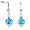Lindon Copper Alloy Zircon Earrings Drop Earrings For Women Wedding Party Gifts