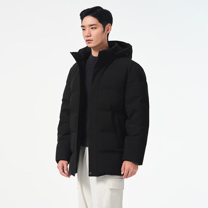 Tanboer Men's Loose Fit Business Casual Winter Down Jacket TF236507