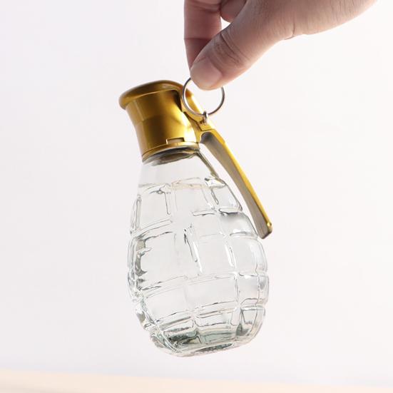 Графин для виски 120 мл, маленькая стеклянная бутылка для виски для бурбона, бренди, ликера, рома, прозрачного напитка, подарок для мужчины, папы, мужа