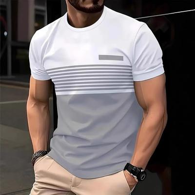 2025 Летние уличные футболки с 3D-принтом, модная футболка для мужчин, спортивная одежда, соревнования, трендовые футболки с круглым вырезом