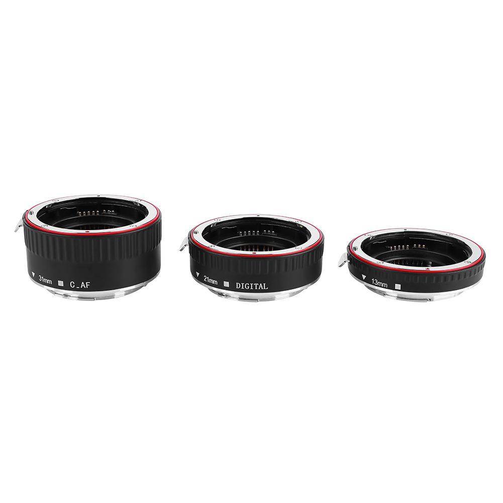 SHOOT Automatic Auto Focus 31 21 13mm Macro Extension Tube Set for Canon Ef EF S Camera