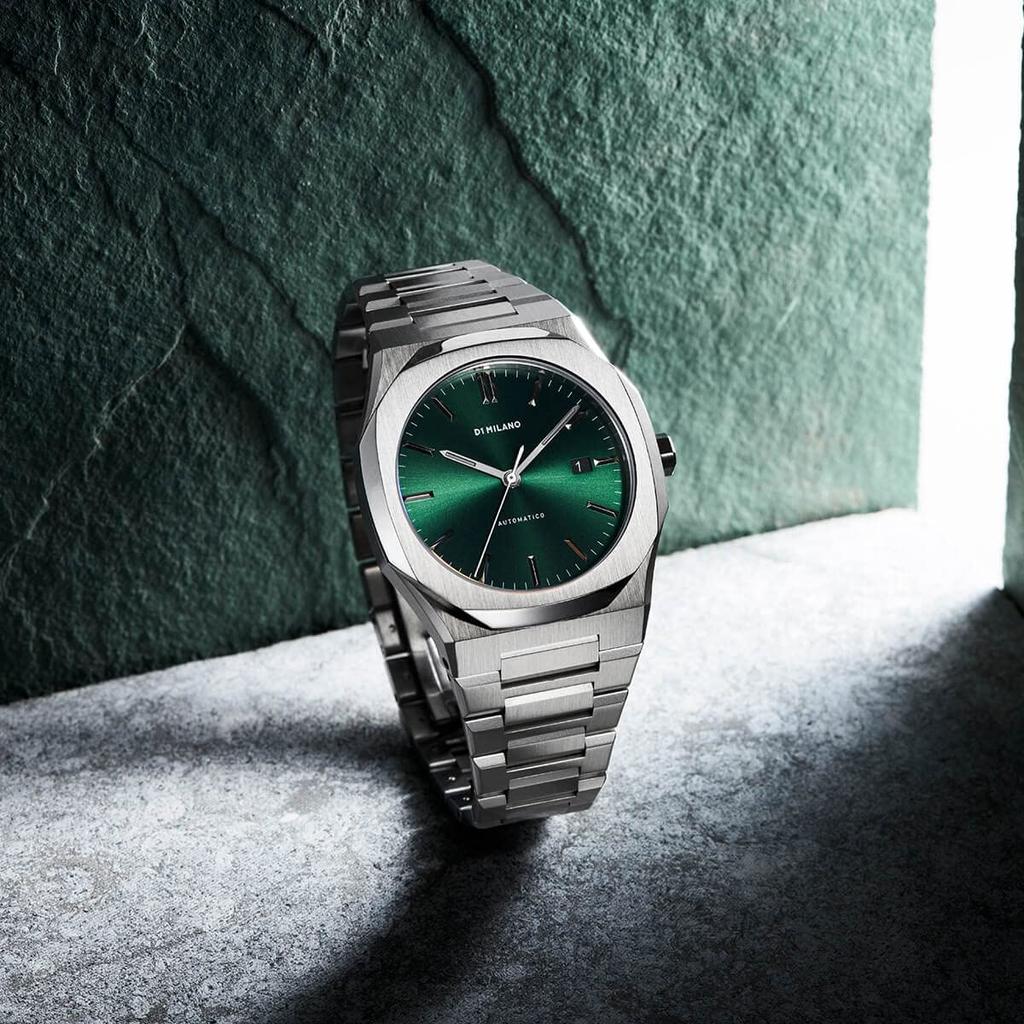 D1 MILANO Watch Automatic Winding ATBJ12 Green Automatic Restyling Green Stainless Steel Belt [Authorized Dealer] Men's