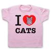 I Love Cats Animal Rights Lover Save The Animals Cute Kids Childs T-Shirt