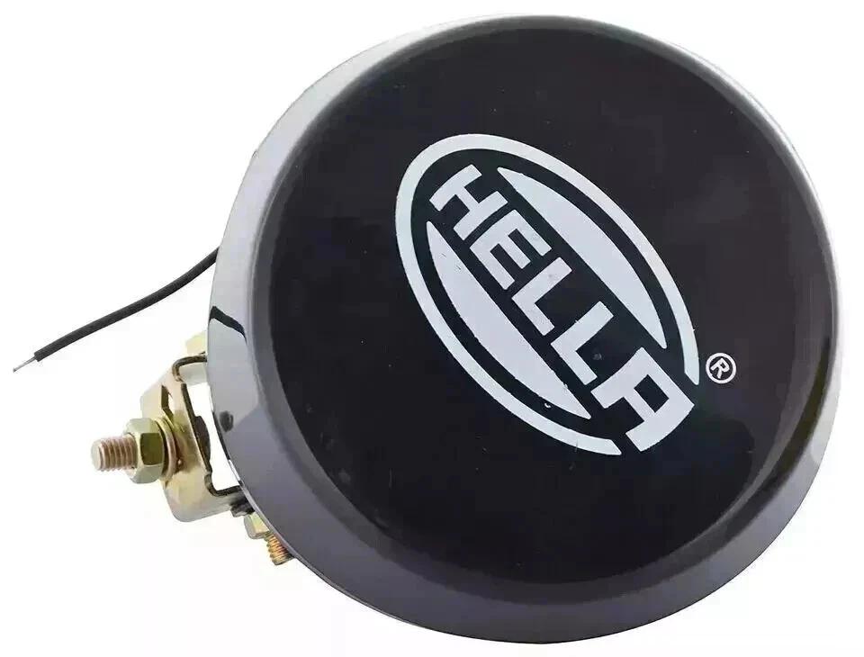 Пара круглых противотуманных фар Hella с прозрачным стеклом, крышкой и лампой H3 12V 55W, универсальные