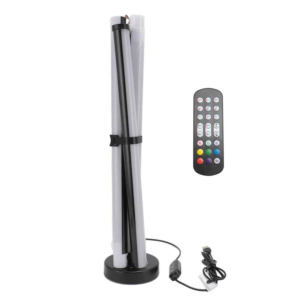 RGB Напольный светильник с изменяемым цветом, Светодиодный угловой торшер, Синхронизация с музыкой, 1000 режимов диммирования, Напольный светильник с пультом дистанционного управления для