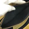 VERSACE vintage Sunburst logo Bag Tote Bag Shoulder Bag Embossed Leather yellow