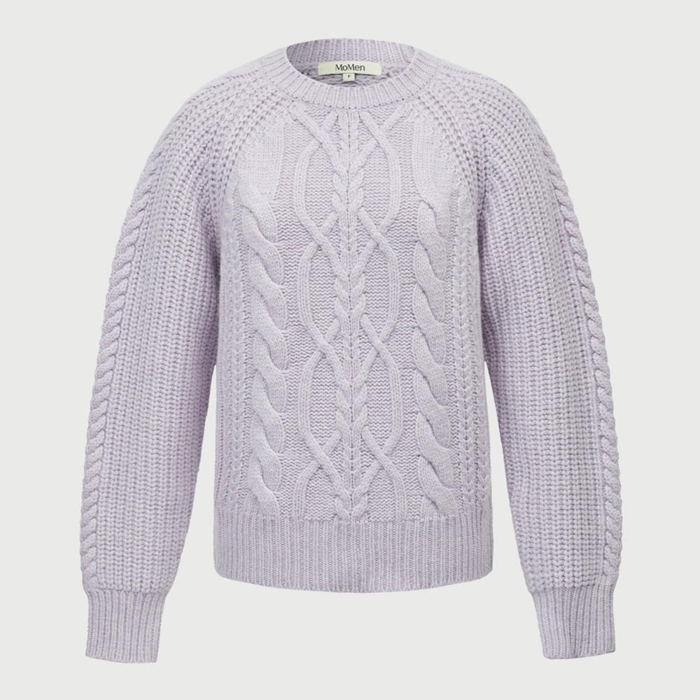 MOMEN Alpaca Wool Cable Knit_Xmtbl3Wb11162