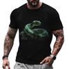 Horror Animal Snake 3D Print T-shirt Fashion Cobra Streetwear Men Woman O-Neck T Shirts Oversized Harajuku Tees Male Tops