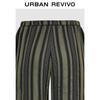 UR2025 Женские полосатые брюки прямого кроя с эластичной талией на кулиске