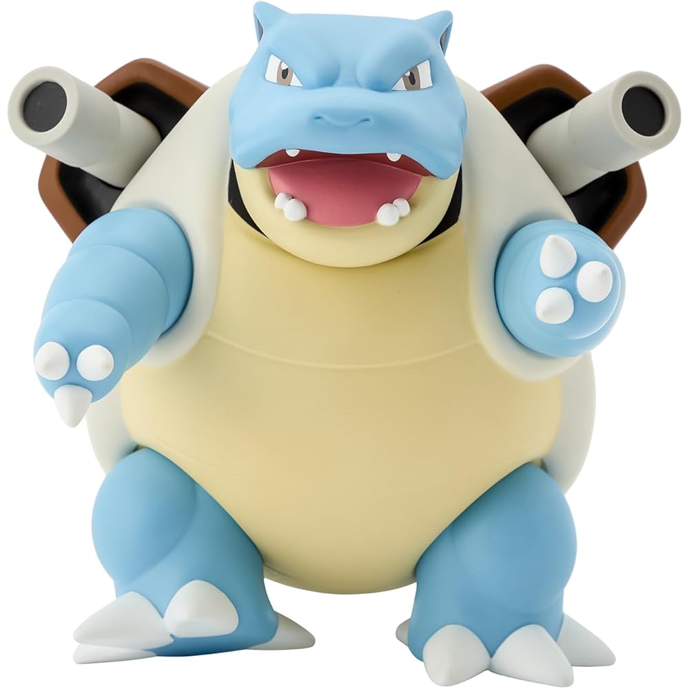 Оригинальная фигурка из мягкого винила Blastoise 6 дюймов Коллекционная игрушка из Pokemon Center