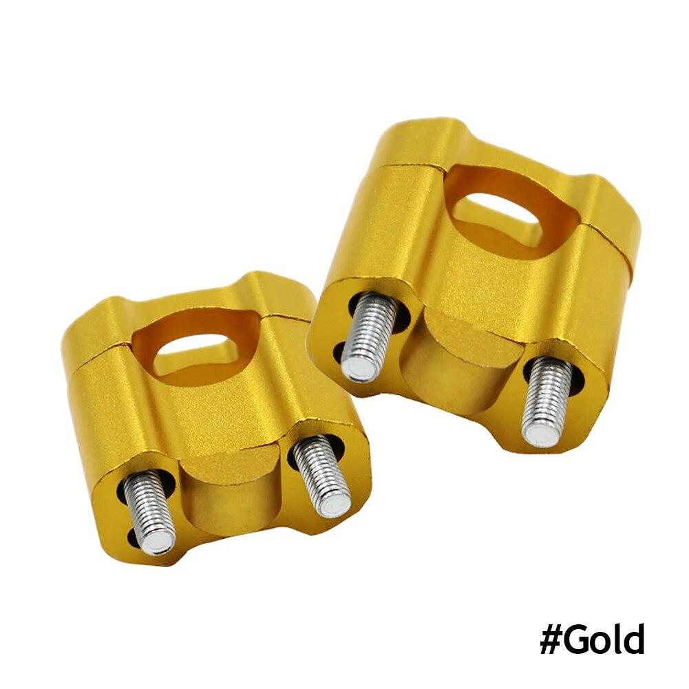 Универсальная ручка руля мотоцикла с ЧПУ, толстая планка, крепление, зажим, адаптер 22 мм 28 мм для пит-байка, гоночные аксессуары, ATV