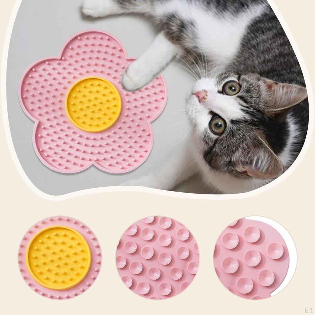 Dog And Cat Lick Mat with Suction Cups, Puppy Bowl, Peanut Butter Pad, Mat, Slow Feeder