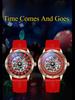 Time of Good Fortune Betting Themed Men's Watch Fully Automatic Mechanical Watch with Water Resistance Luminous Features
