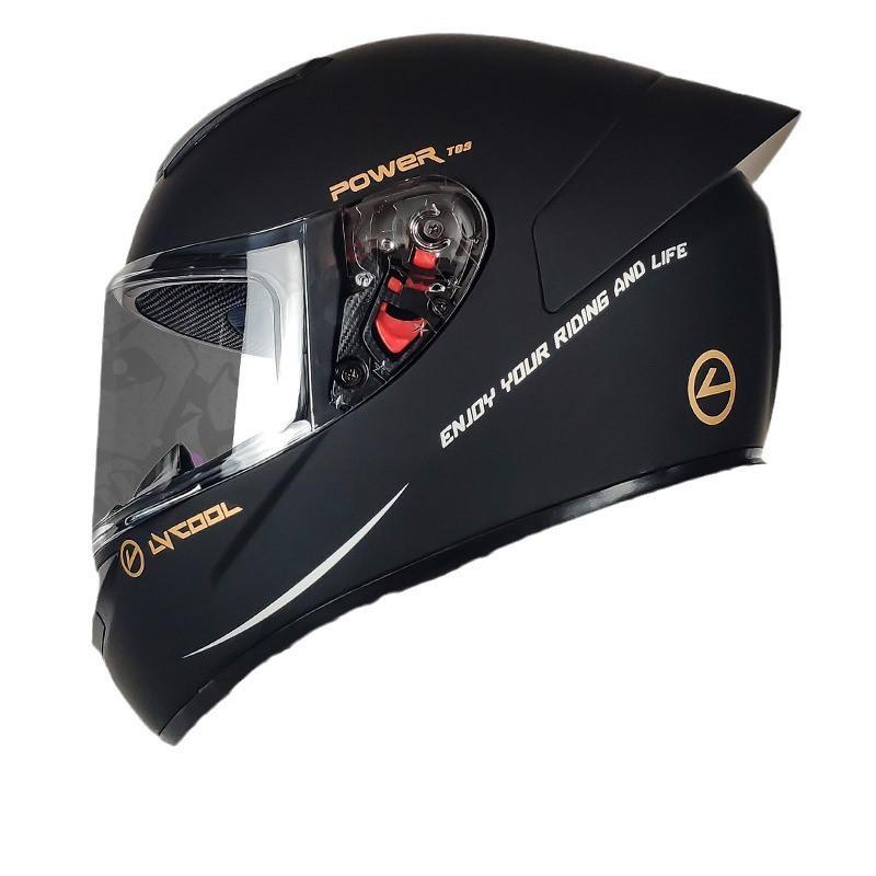 Full Face Motorcycle Helmet Men Women ABS Safety With Visor Electric Scooter Winter Use