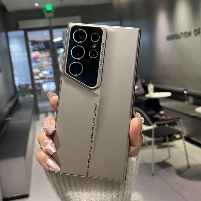 Матовый чехол Blade Mecha Armor для Samsung Galaxy S2 S24 S26 Ultra S23 S22 FE Жесткий поликарбонатный матовый ударопрочный ультратонкий чехол