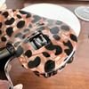 Trendy Leopard Print Mixed Material Hair Claw Clip Perfect For Use Everyday