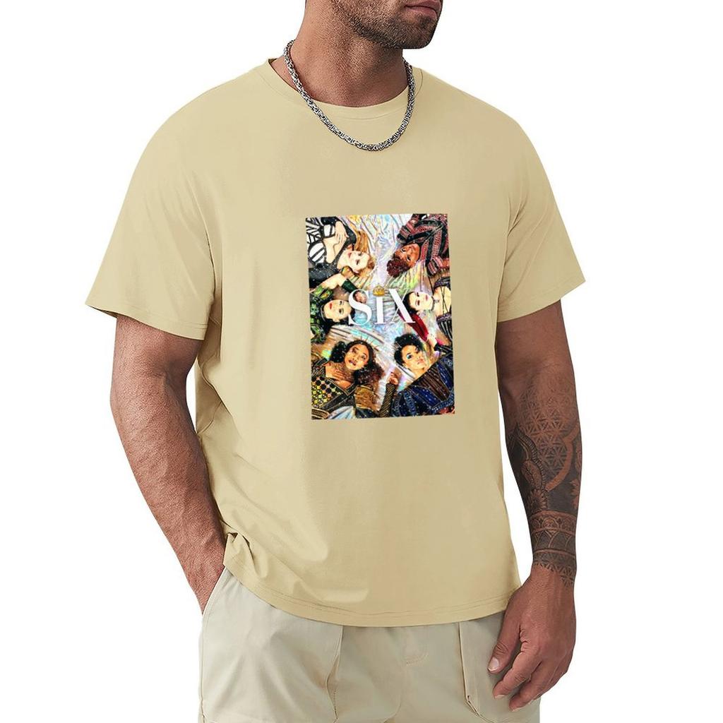 Six The Musical T-Shirt Cotton Graphic Tees Shirts Graphic Tees Graphic Tees Men