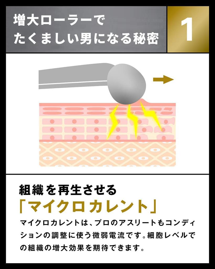 TERAGRA Increase Roller Body Massage Waterproof No Charging Required Genuine Men's [Manufacturer Product]