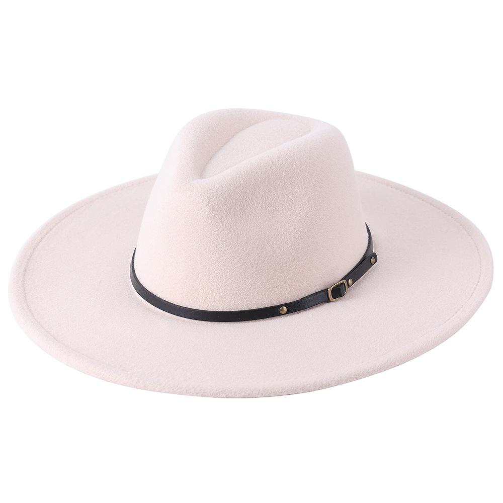 Шерстяные теплые шляпы Fedora с широкими полями, женские однотонные топы, джазовая фетровая шляпа для мужчин, панама Gamble, желтые шляпы