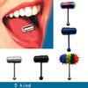 Stainless Steel Vibrating Massage Tongue Ring Stud Body Piercing Barbell Jewelry