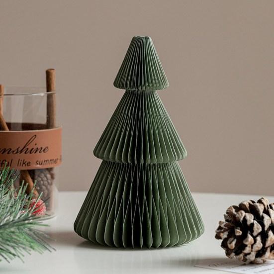 Yousheng Paper Рождественская елка 3D сотовая бумага рождественская елка украшение деревенский настольный центральный элемент для офиса домашний школьный декор