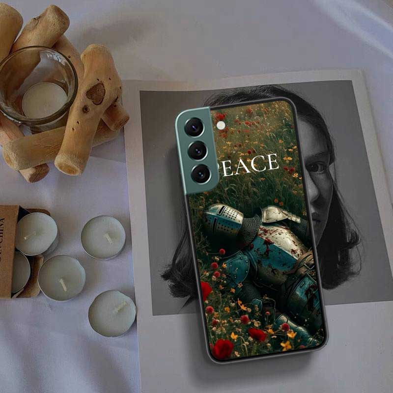 Цветочный Рыцарь Света Чехол для Телефона Для Samsung Galaxy S22 S25 Ultra S21 S10 Plus S26 Edge S20 S23 S24 FE Чехол Силиконовый S