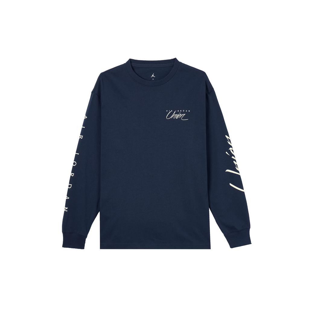 New JORDAN X Union Mj L/S Tee Asia Sizing DV7342-419