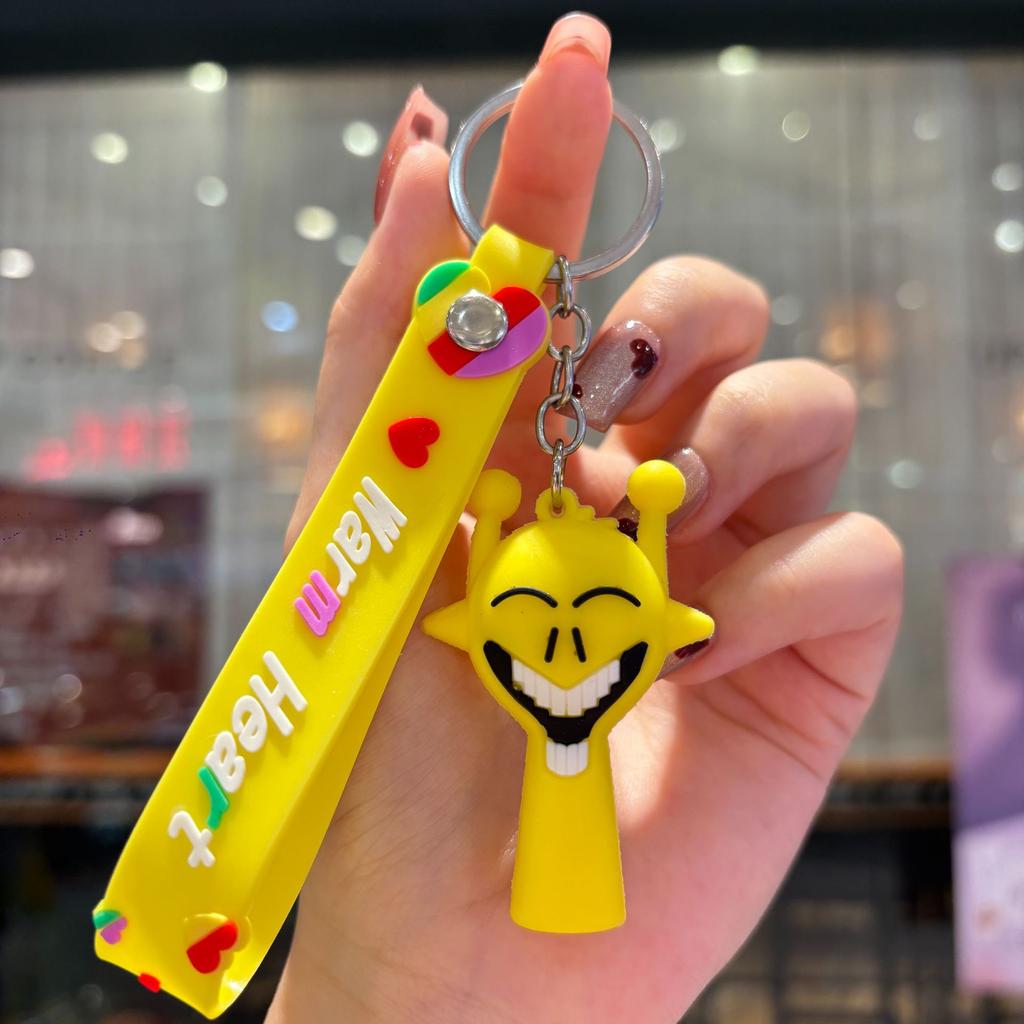 Cartoon Keychain Pendant, Wooden Stick Figure, Key Chain, Blind Box, Tide Play Pendant.