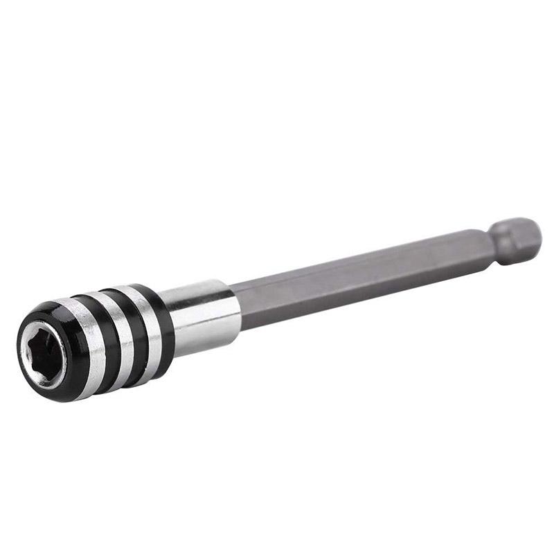 Шестигранный держатель магнитных бит для отвертки с хвостовиком 1/4 дюйма, удлинитель для ручного привода