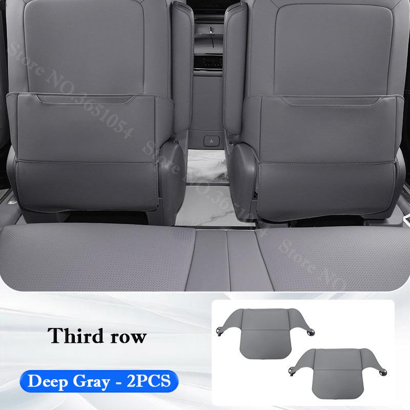 Для Leapmotor D19 2026 2027 Автомобильный Задний Защитный Коврик от Пинания Ногами Специальная Крышка для Защиты Спинки Сиденья Кожаный Коврик от Грязи Аксессуары для Интерьера