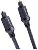 AmazonBasics Optical Digital Cable for TV TOSLINK Digital Audio Black 1.0m