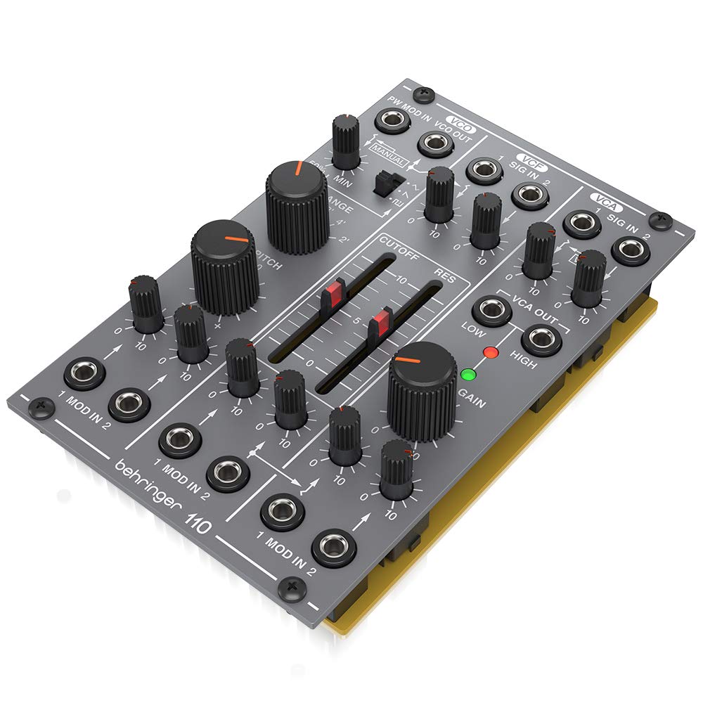 Behringer Аналоговый модульный синтезатор Eurorack-модуль Eurorack-совместимый аналоговый модуль SYSTEM100 Series 110 GRAY VCO/VCF/VCA VCO/VCF/VCA