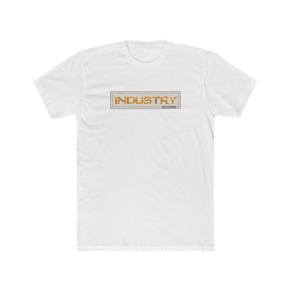 INDUSTRY NYC Gay Bar Men#039;s Cotton Crew Tee Hell#039;s Kitchen Chelsea Unisex T-Shirt