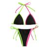 Женщины Bandeau Bandage Bikini Set Push-Up Бразильские купальники Пляжная одежда Купальник