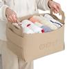 Felt Folding Storage Basket Table Sundries Toy Clothes Home Cabinet Storage Organizer for  Socks Bra Pants Underwear