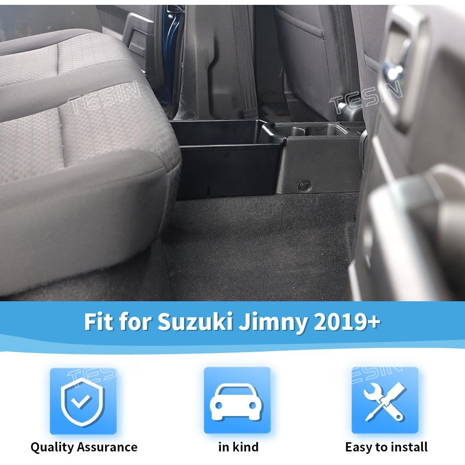 Car Rear Center Storage Box Door Handle Armrest Organizer for Suzuki Jimny 4 Door 2019 2020 2021 2022 2023 2024 2025 Accessories