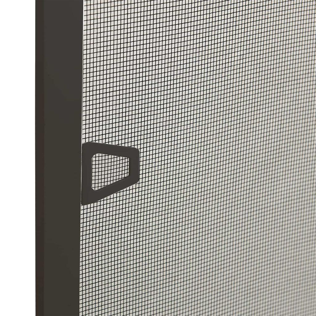 Window Insect Screen Anthracite 110 x 130 cm